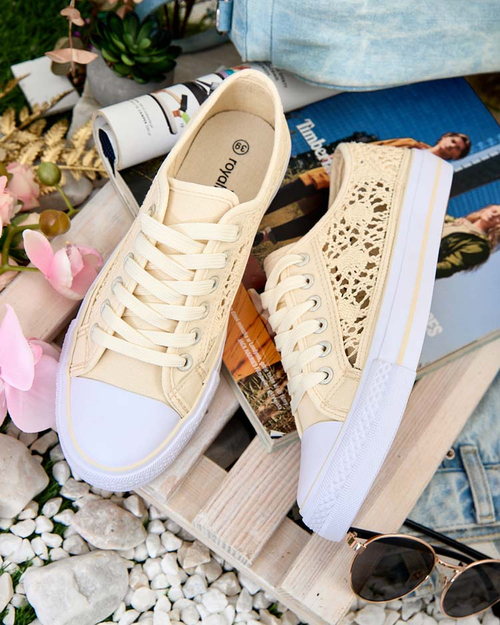 Жіночі ажурні кеди Royalfashion Niz