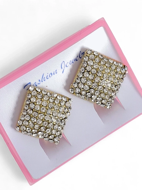 Royalfashion Кліпси сережки жіночі з цирконами