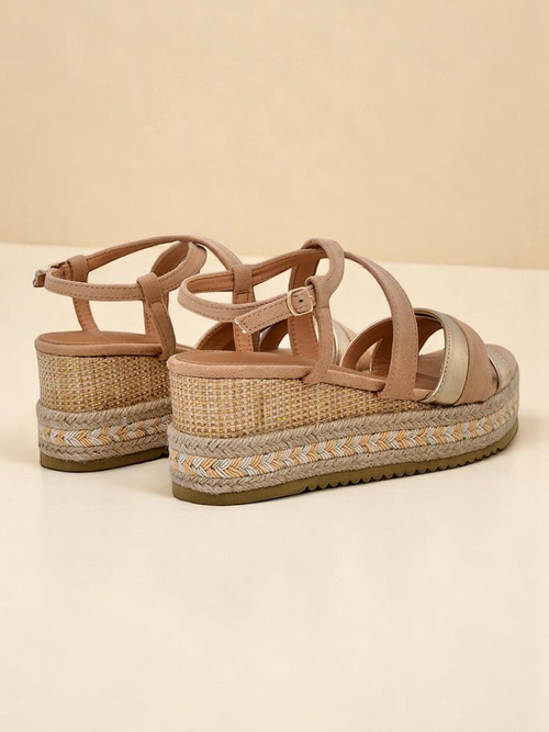 Royalfashion Жіночі босоніжки на танкетці Eylaas