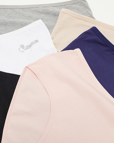 Set dámských slipů, typ slipy PLUS VELIKOST 6 / bal - Spodní prádlo