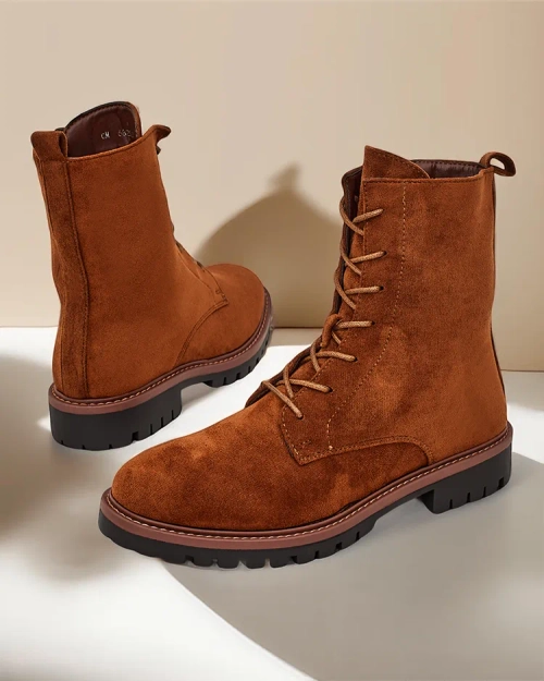 Жіночі ботильйони на шнурках Royalfashion Gosop