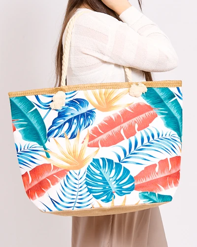 Royalfashion Velká taška z látky s potiskem