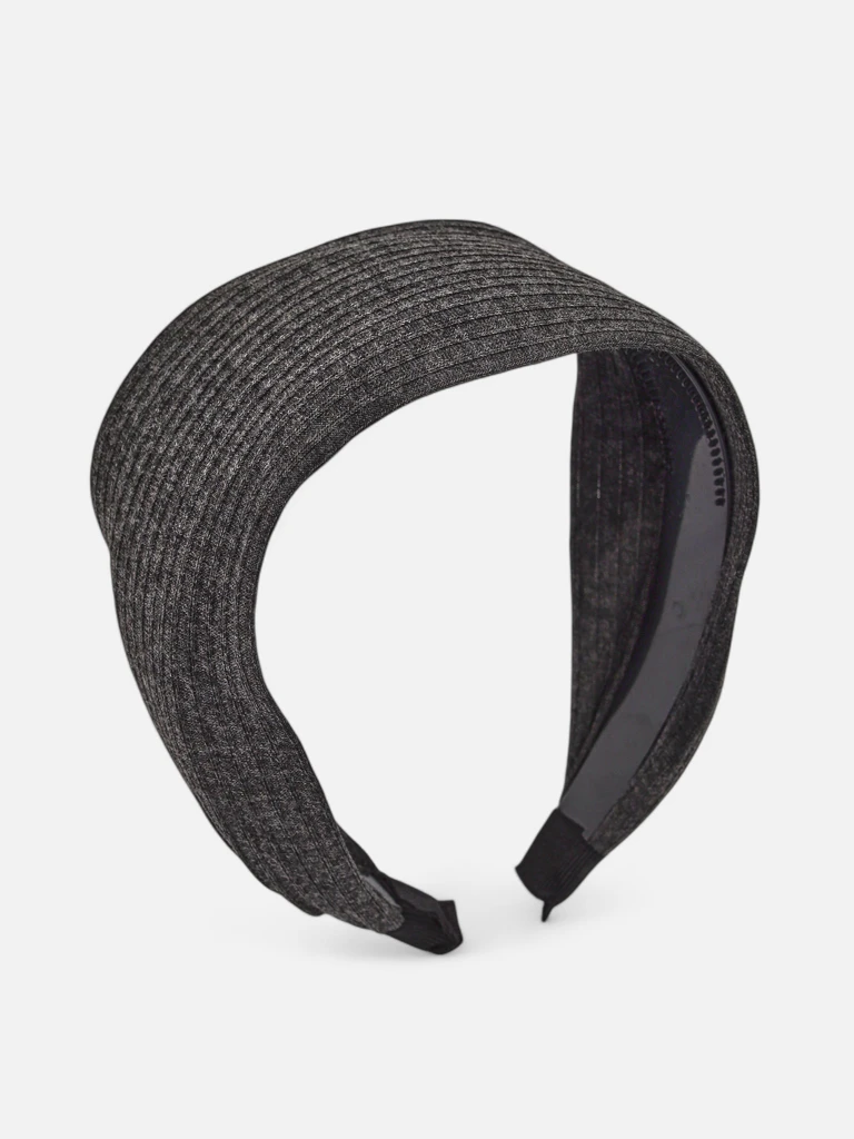 Royalfashion Gumička do vlasů - široká, žebrovaná