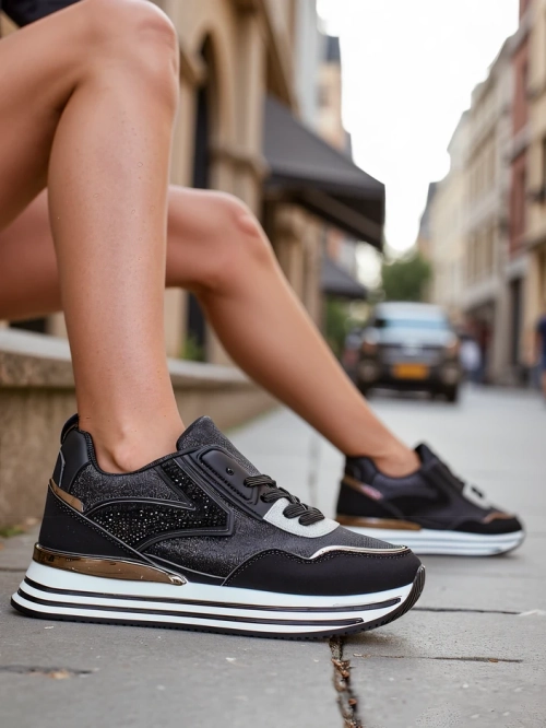 Кросівки Royalfashion для жінок з блискітками Borovis