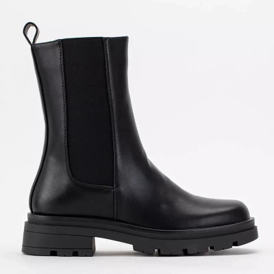 OUTLET Černé dámské vysoké kozačky značky Dolfina - Obuv