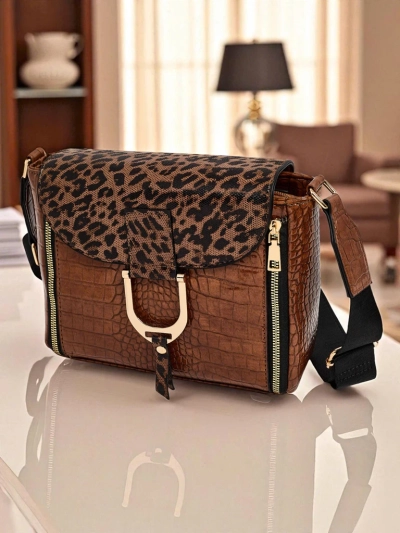 Lakovaná malá dámská kabelka z eko kůže Sable Arc