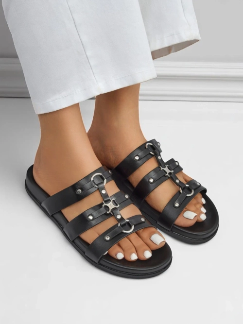 Royalfashion Жіночі шльопанці в стилі римлянок Roma