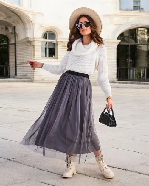 Спідниця міді Royalfashion для жінок з тюлю