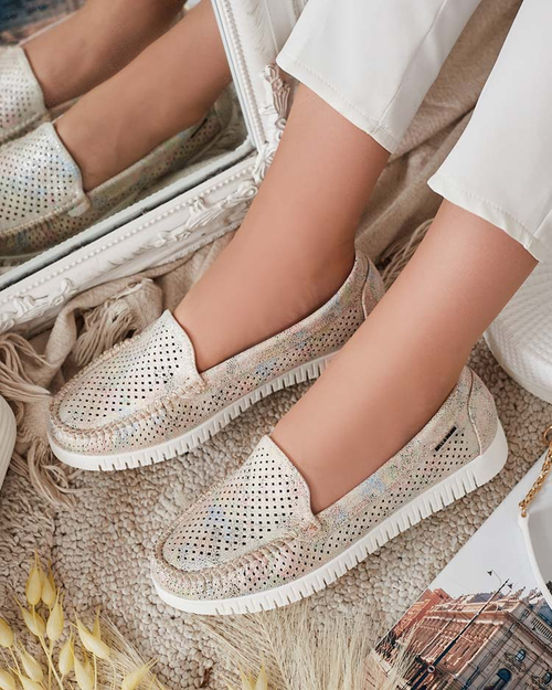 Royalfashion Жіночі ажурні мокасини Nafis