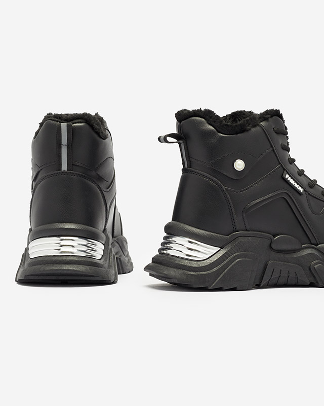 Dámské zateplené zimní boty na pevné podrážce Cefereda - Obuv