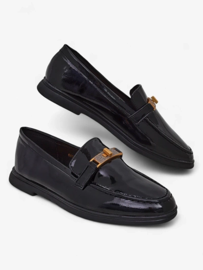 Royalfashion жіночі лофери з патентованої шкіри Laterro