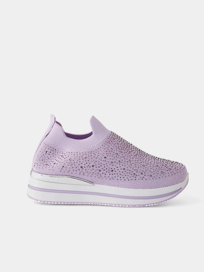 Royalfashion ženské sportovní boty na slip-on s rhinestony Adeq