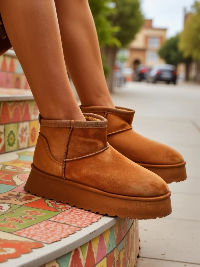 Royalfashion Короткі черевики, які нагадують жіночі снігові чоботи Fortesse