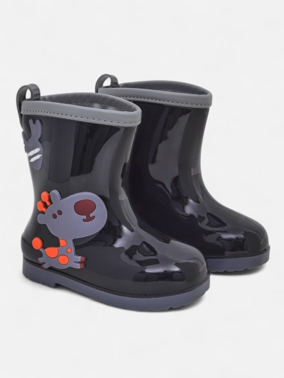 Dětské gumové holínky Royalfashion se samolepkami Funny Time