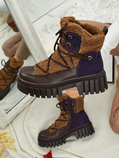 Dámské workery s kožíškem Cindora