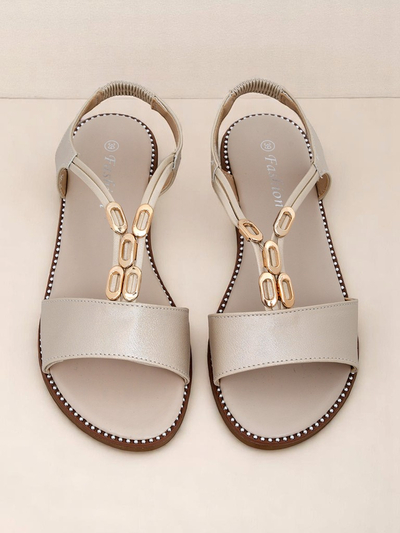 Royalfashion Dámské sandály s ozdobnými pásky Siena Glow