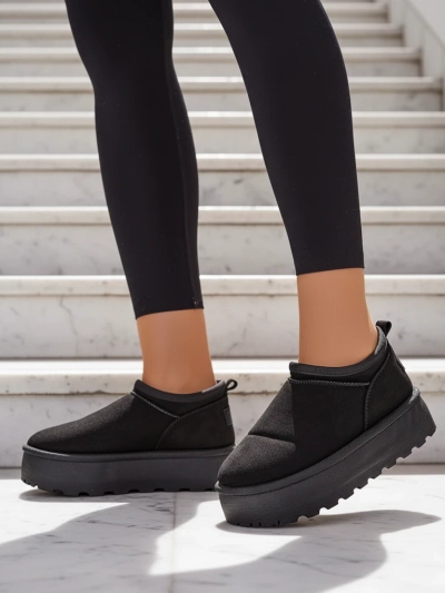 Royalfashion Dámské krátké boty a'la snow boots Ozozi