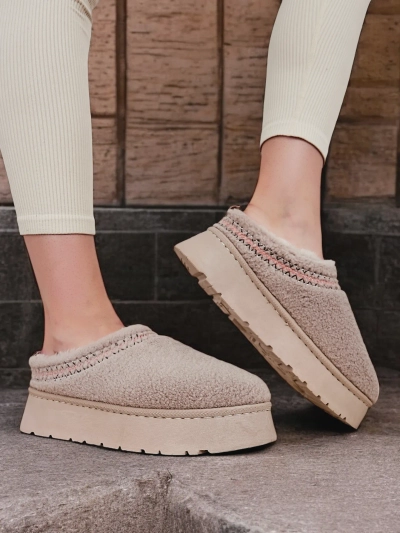 Рояльна мода Короткі жіночі снігові чоботи в стилі снігоходів Езель