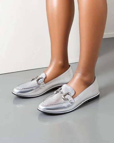 Royalfashion Dámské mokasíny Metalla