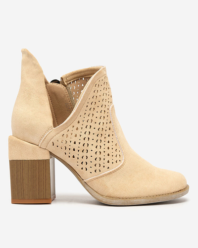 Royalfashion Жіночі бежеві черевики на шпильці Neafla