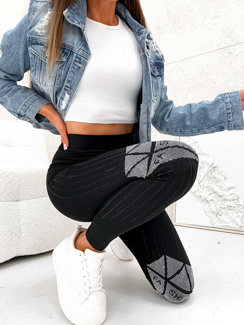 Жіночі легінси Royalfashion з цирконами