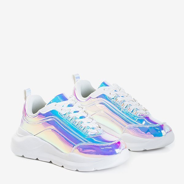 OUTLET Holografické boty na silné platformě Dambi - Obuv