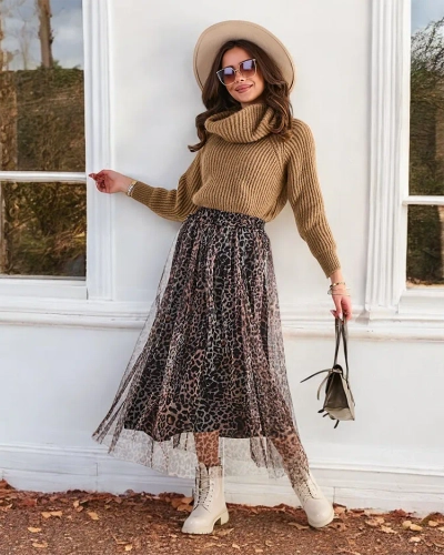 Royalfashion Паттерні з жіночою середньою спідницею з тюлю