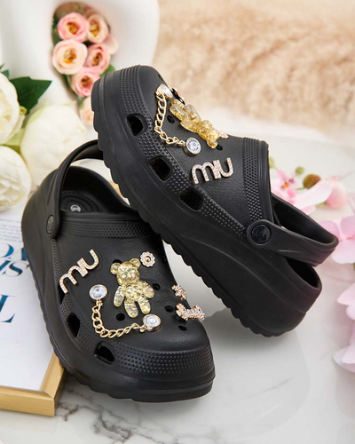 Royalfashion Dámské gumové žabky s ornamenty Fescas