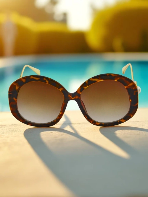 Royalfashion Сонцезахисні окуляри з декоративними дужками Glam Shine