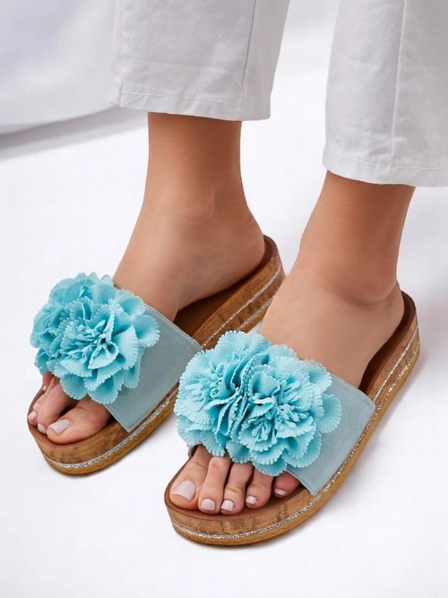 Royalfashion Жіночі шльопанці з квітами Focce
