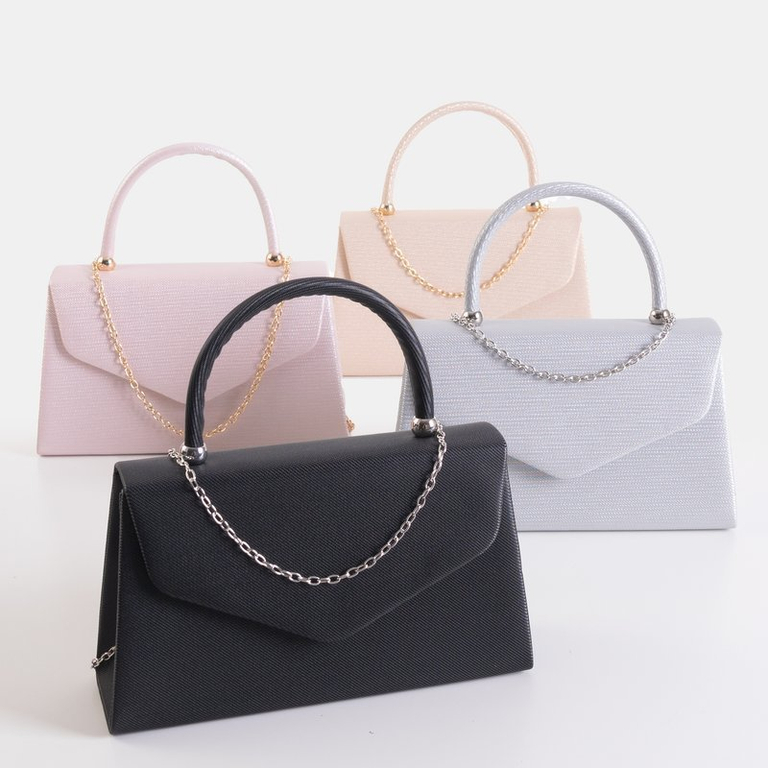 Elegantní růžová kabelka na řetízku - Kabelky