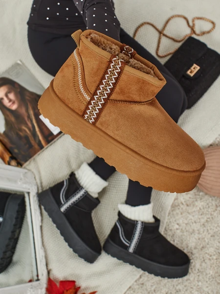 Krátké boty a'la sněhule dámské Pravel