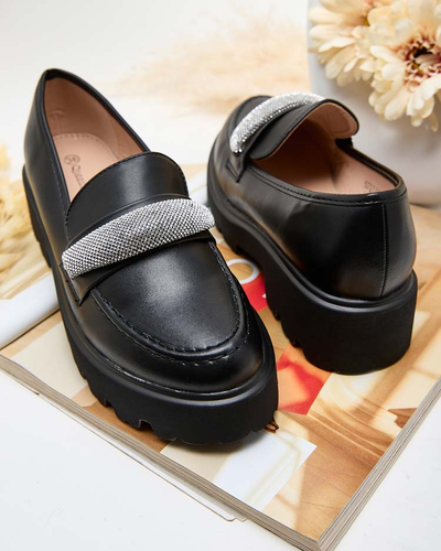 Royalfashion Dámské mokasíny se zirkony Emerne