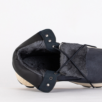 Námořnická modrá pánská trekingová Reden - Boty