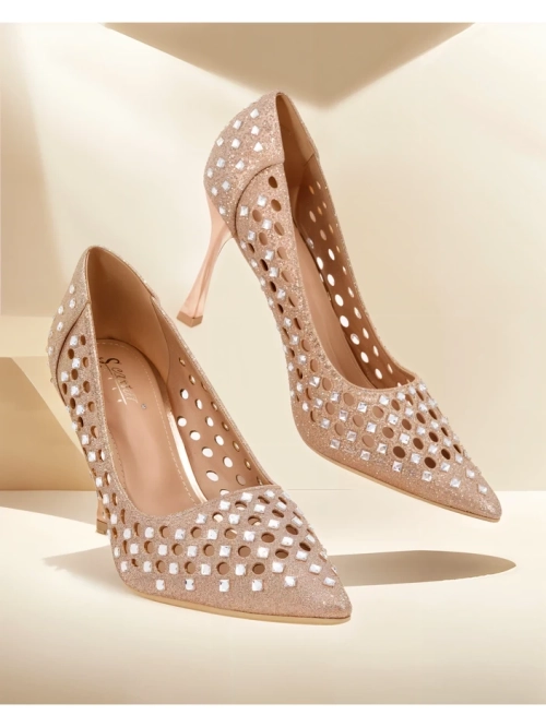 Royalfashion Жіночі перфораторні туфлі на високих підборах Ecatte