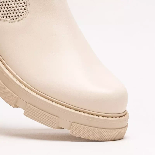 OUTLET Жіночі бежеві ажурні ботильйони Roibu - Взуття