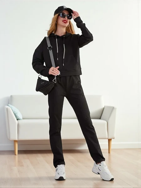 Royalfashion Bavlněná dámská mikinová souprava