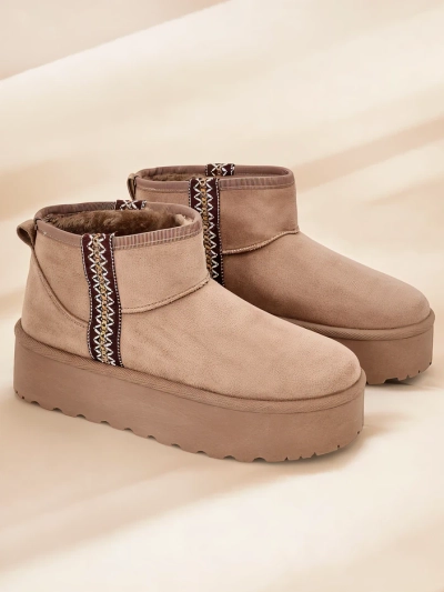 Dámské krátké sněhule boty Royalfashion styl Haluzi