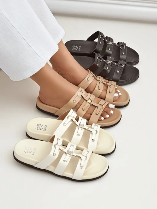 Royalfashion Жіночі шльопанці в стилі римлянок Roma