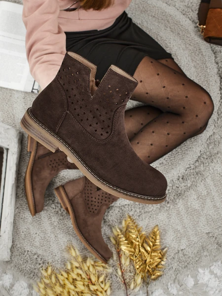 Dámské kotníkové boty z přírodní kůže Rito