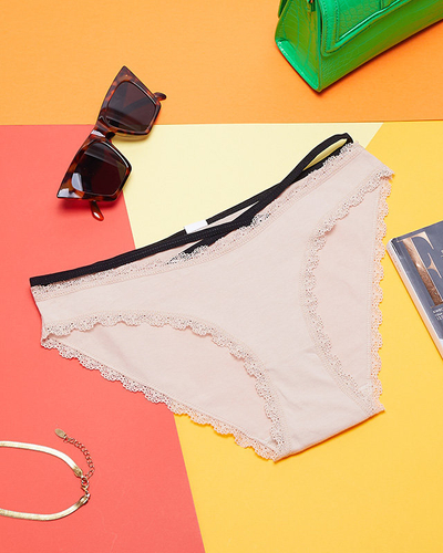 Бежеві жіночі трусики