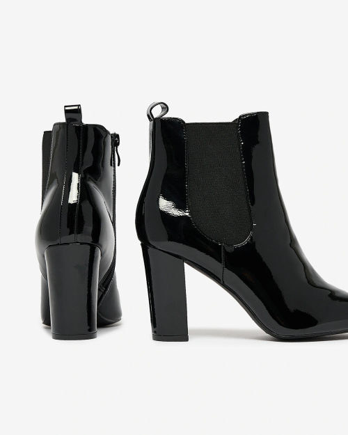 Royalfashion Чорні жіночі черевики на шпильці Lady Jeny