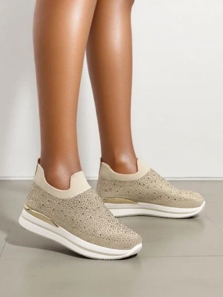 Royalfashion dámské sportovní boty na slip-on z textilu Terrifa