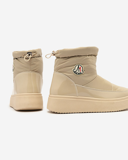 Royalfashion Жіночі снігоступи світло-коричневого кольору Ademra