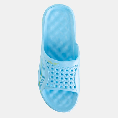 Dámské modré gumové pantofle do bazénu Sunilino - obuv