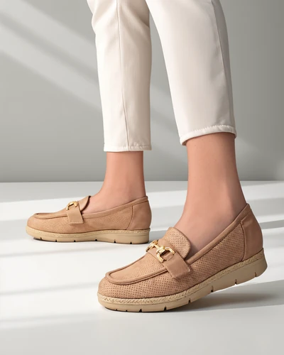 Royalfashion Dámské ploché boty s ozdobou na špičce