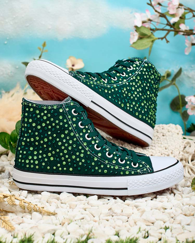 Royalfashion Жіночі кеди з паєтками Shis