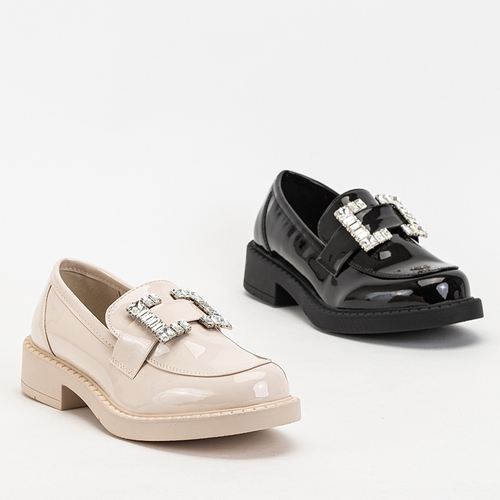 Бежеві жіночі лофери Larri