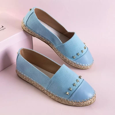 Modré dámské espadrilky s hvězdami Fraus - obuv