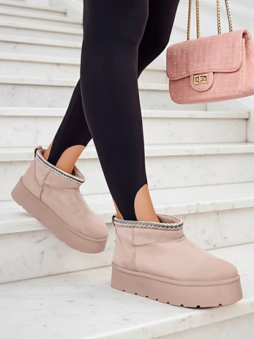 Royalfashion Жіночі короткі черевики а-ля снігоступи Xoalla